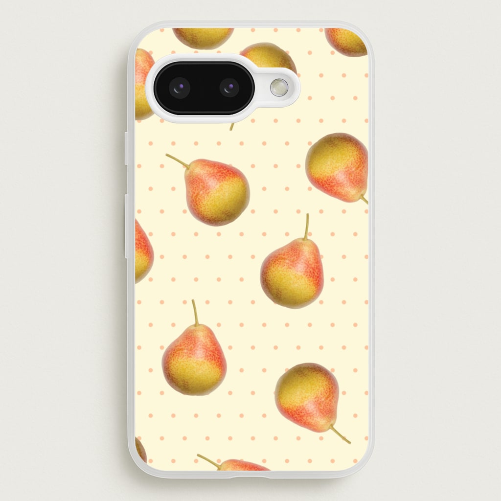 Pears And Polka Dots Pattern - Hot Girl Summer Phone Case for Google Pixel 9a