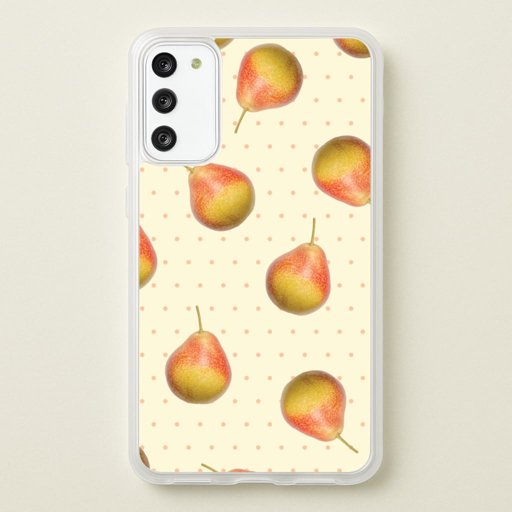 Pears And Polka Dots Pattern - Hot Girl Summer Phone Case for Galaxy S20