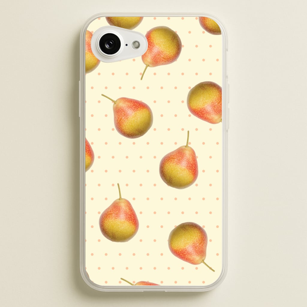 Pears And Polka Dots Pattern - Hot Girl Summer Phone Case for iPhone 16e