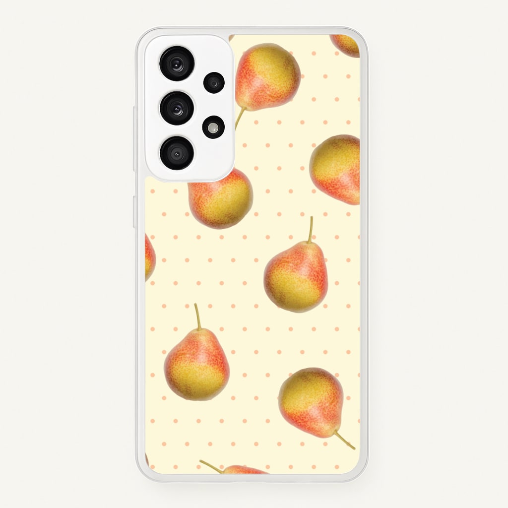 Pears And Polka Dots Pattern - Hot Girl Summer Phone Case for Galaxy A53