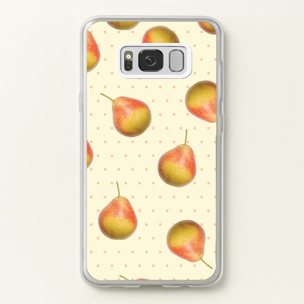 Pears And Polka Dots Pattern - Hot Girl Summer Phone Case for Galaxy S8