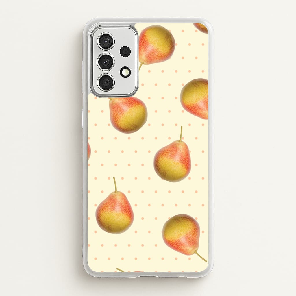 Pears And Polka Dots Pattern - Hot Girl Summer Phone Case for Galaxy A52 / A52s