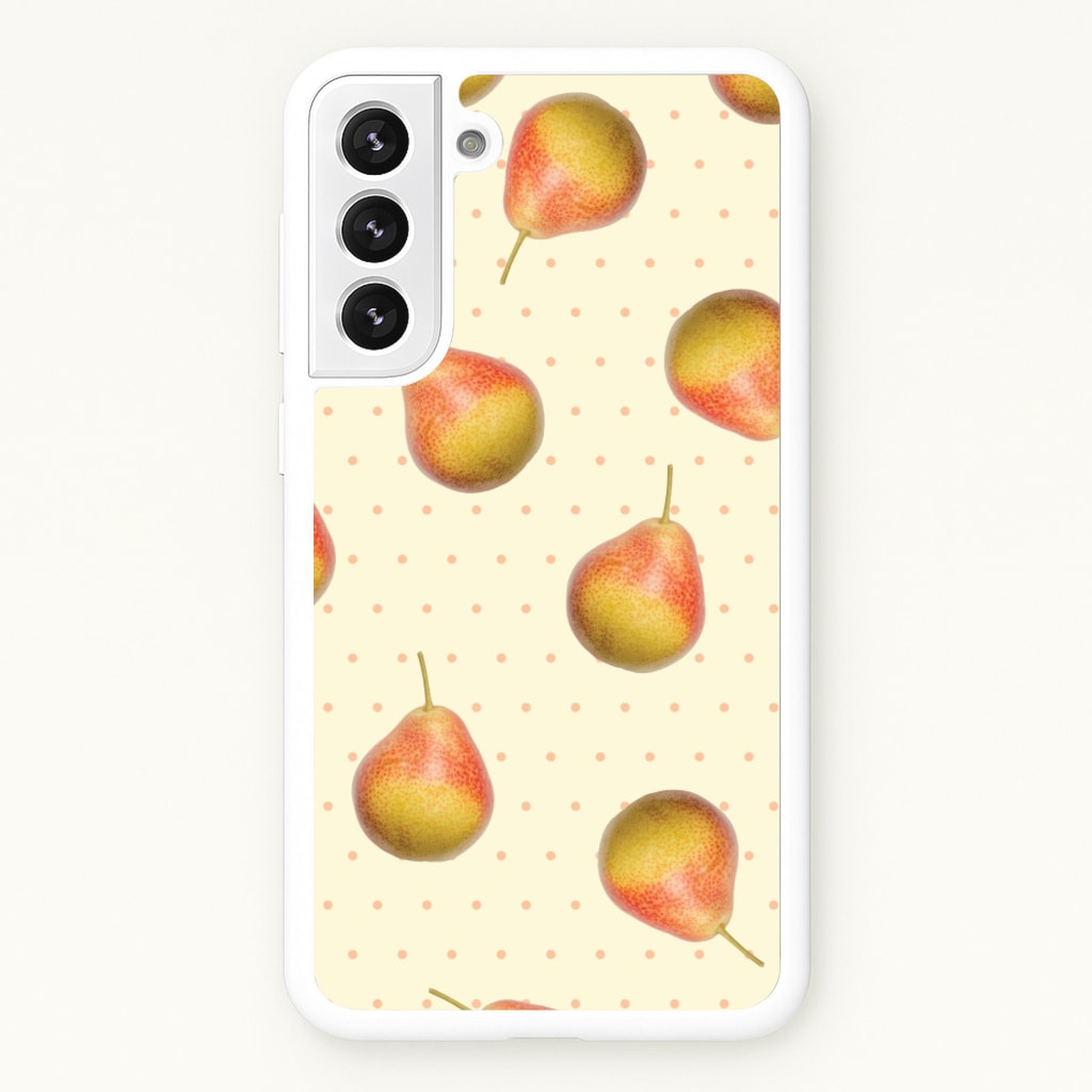 Pears And Polka Dots Pattern - Hot Girl Summer Phone Case for Galaxy S22 Plus