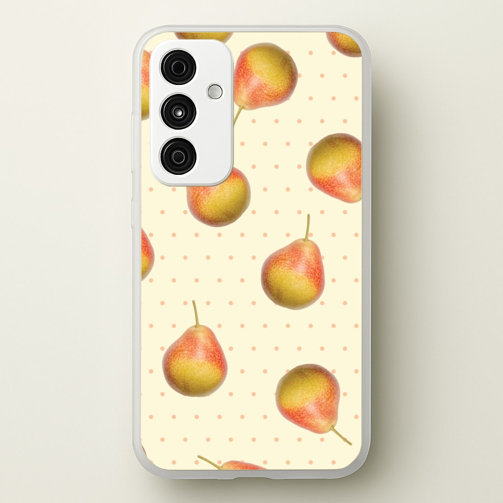 Pears And Polka Dots Pattern - Hot Girl Summer Phone Case for Galaxy A55