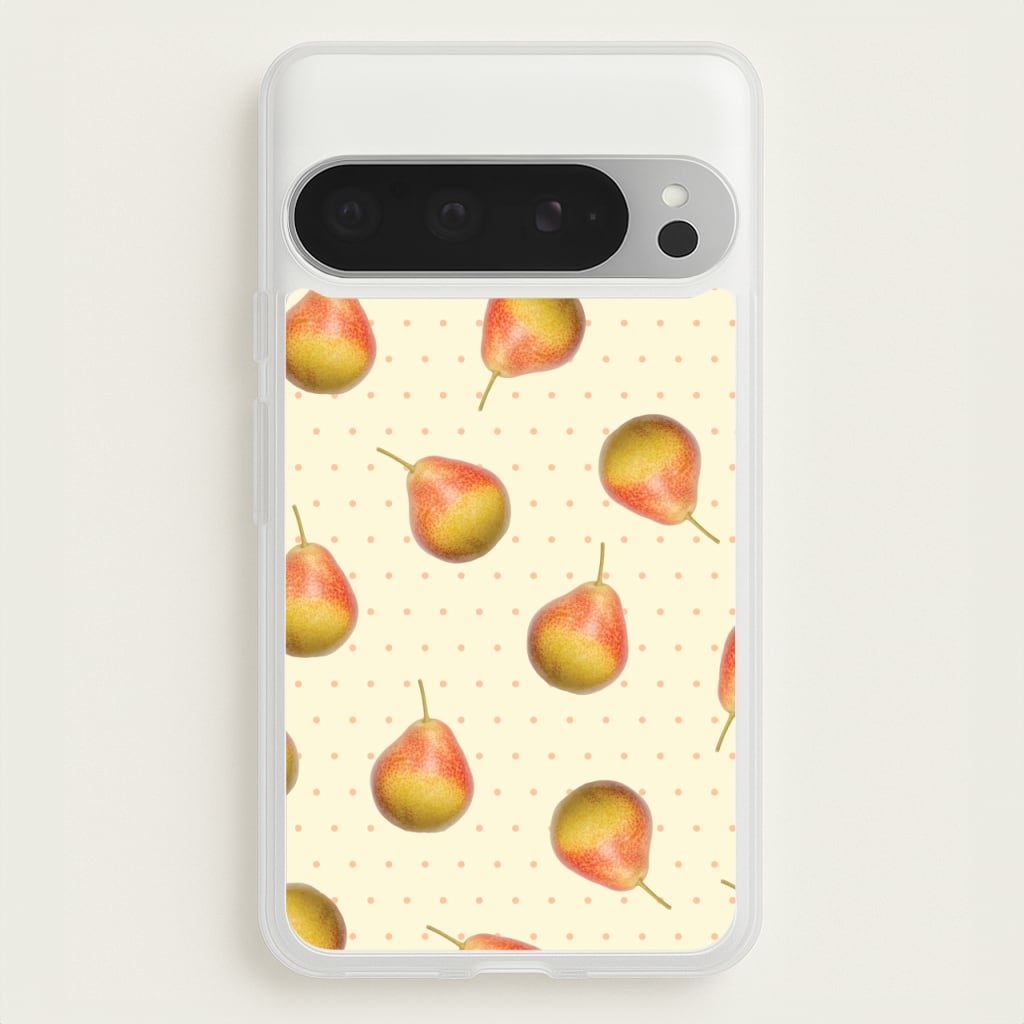 Pears And Polka Dots Pattern - Hot Girl Summer Phone Case for Google Pixel 9 Pro XL