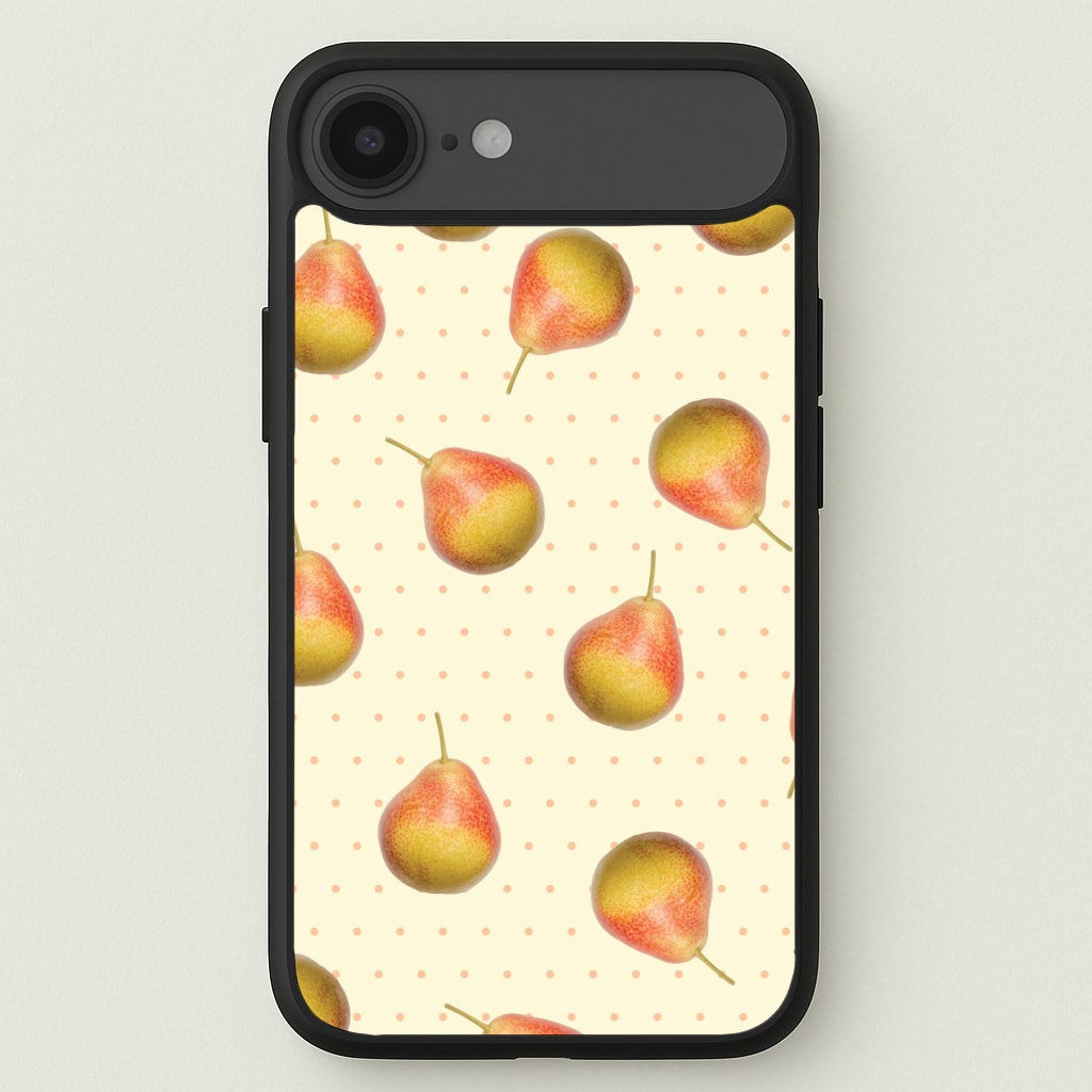 Pears And Polka Dots Pattern Phone Case for iPhone 17 Air