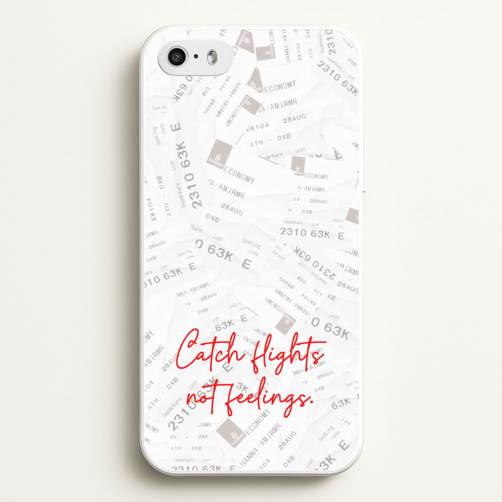 Catch Flights Not Feelings Collage - Hot Girl Summer Phone Case for iPhone 5 / 5s / SE 2016