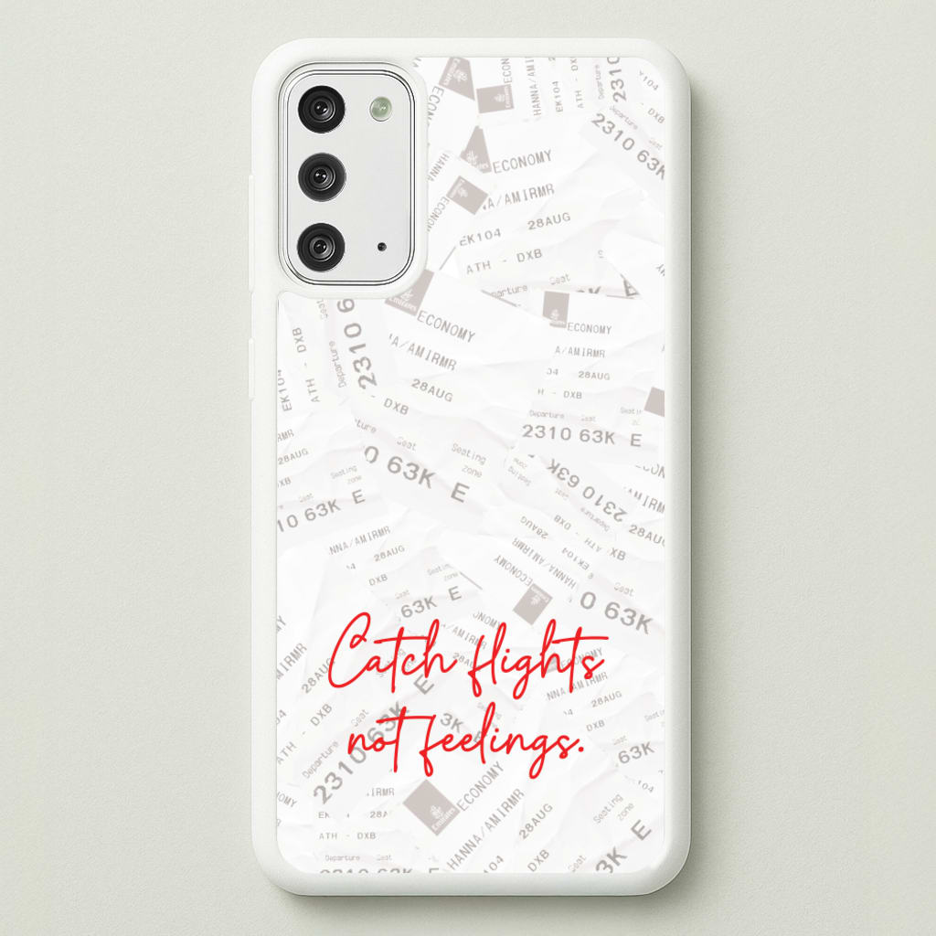 Catch Flights Not Feelings Collage - Hot Girl Summer Phone Case for Galaxy Note 20