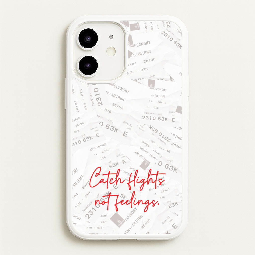 Catch Flights Not Feelings Collage - Hot Girl Summer Phone Case for iPhone 12 Mini