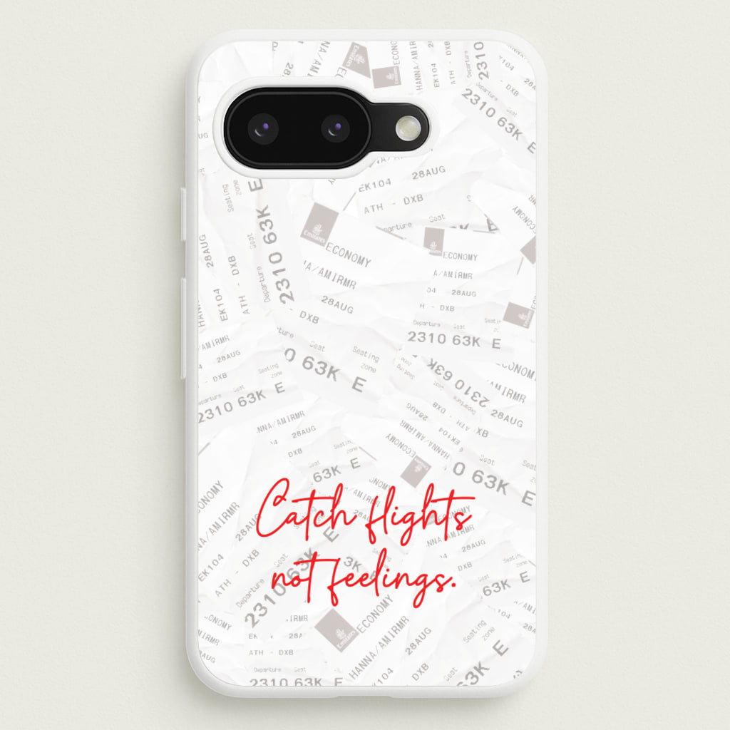 Catch Flights Not Feelings Collage - Hot Girl Summer Phone Case for Google Pixel 9a
