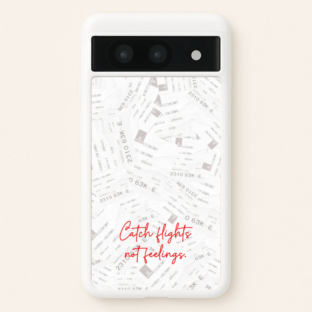Catch Flights Not Feelings Collage - Hot Girl Summer Phone Case for Google Pixel 8a