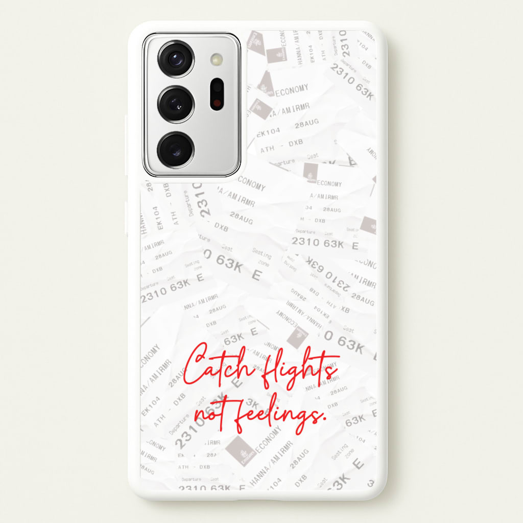 Catch Flights Not Feelings Collage - Hot Girl Summer Phone Case for Galaxy Note 20 Ultra