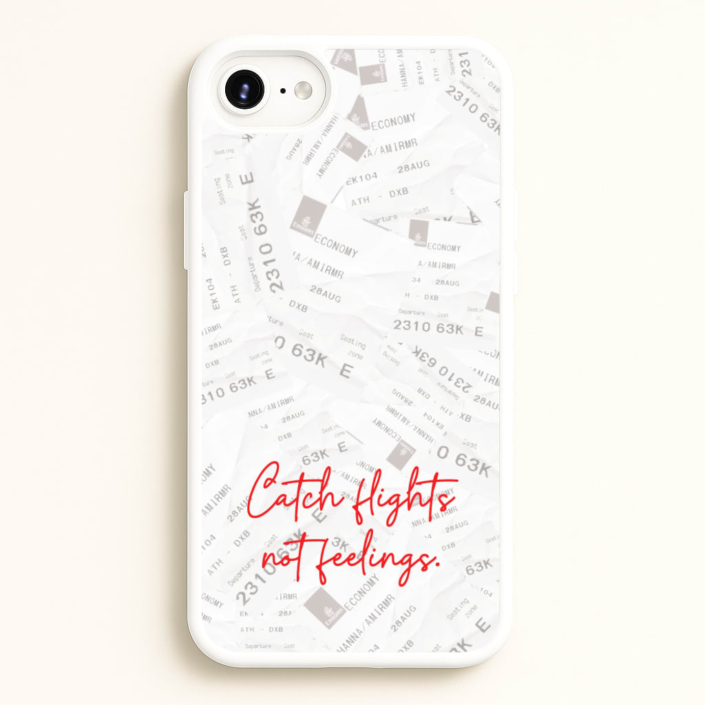 Catch Flights Not Feelings Collage - Hot Girl Summer Phone Case for iPhone 6 / 7 / 8 / SE