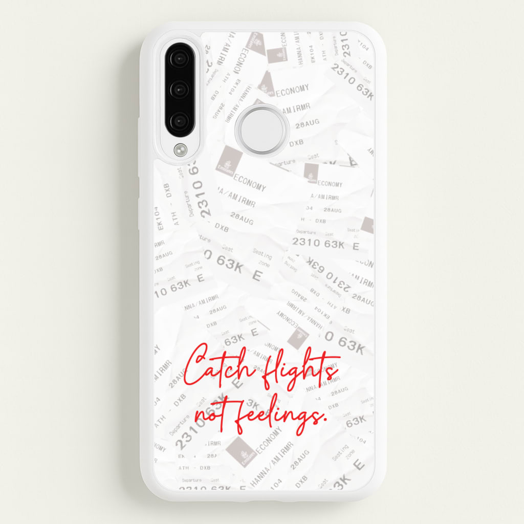Catch Flights Not Feelings Collage - Hot Girl Summer Phone Case for Huawei P30 Lite
