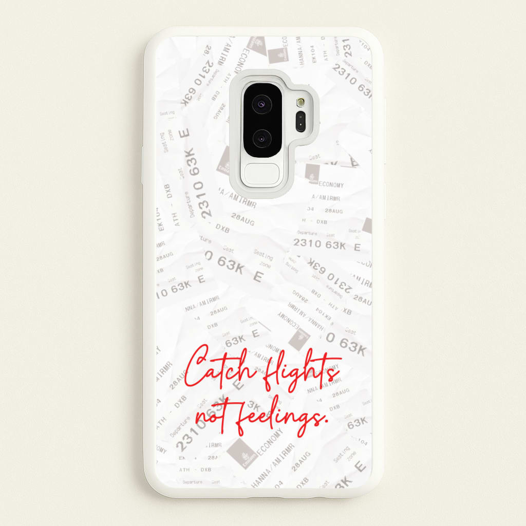 Catch Flights Not Feelings Collage - Hot Girl Summer Phone Case for Galaxy S9 Plus