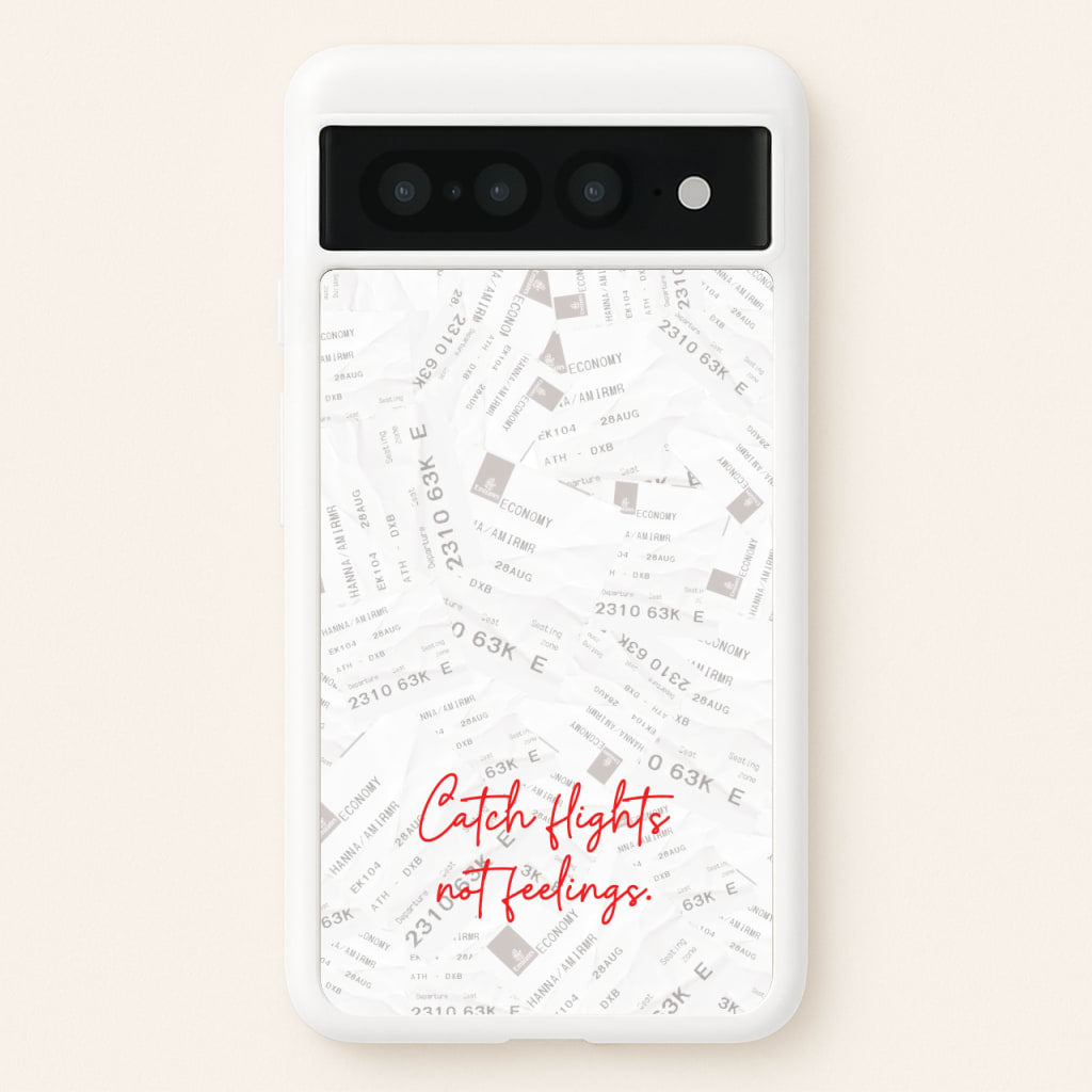 Catch Flights Not Feelings Collage - Hot Girl Summer Phone Case for Google Pixel 7 Pro