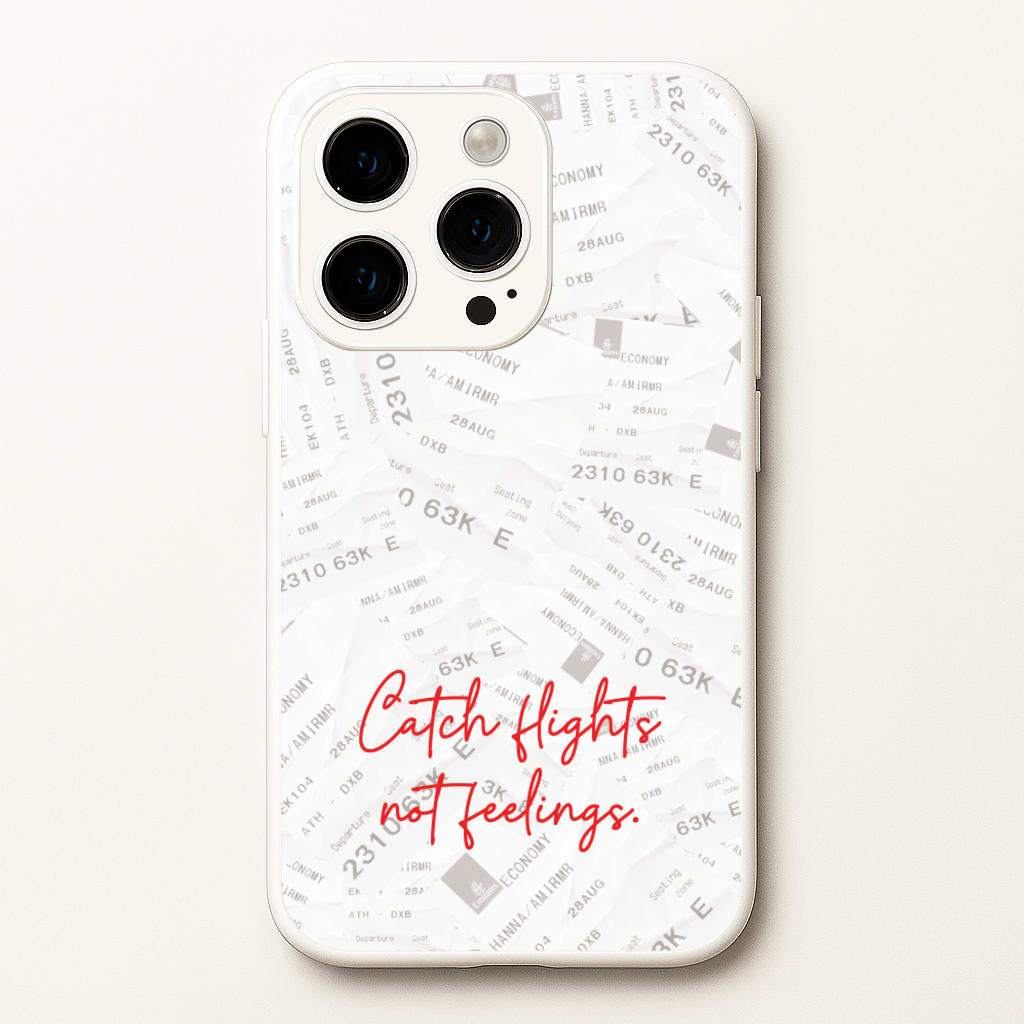 Catch Flights Not Feelings Collage - Hot Girl Summer Phone Case for iPhone 15 Pro Max