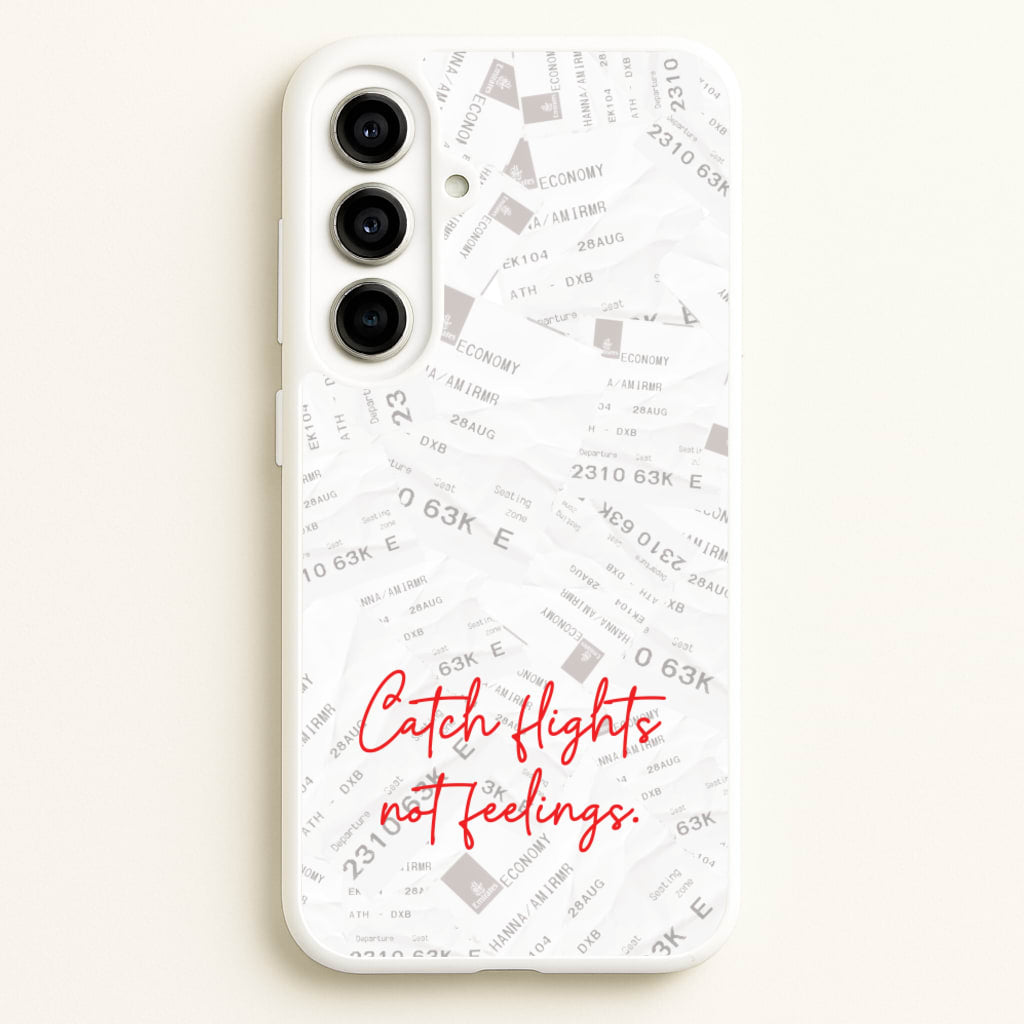 Catch Flights Not Feelings Collage - Hot Girl Summer Phone Case for Galaxy A56