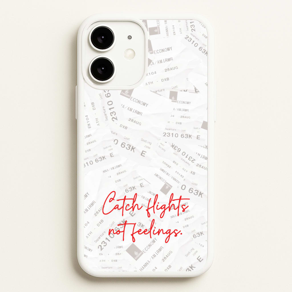 Catch Flights Not Feelings Collage - Hot Girl Summer Phone Case for iPhone 11
