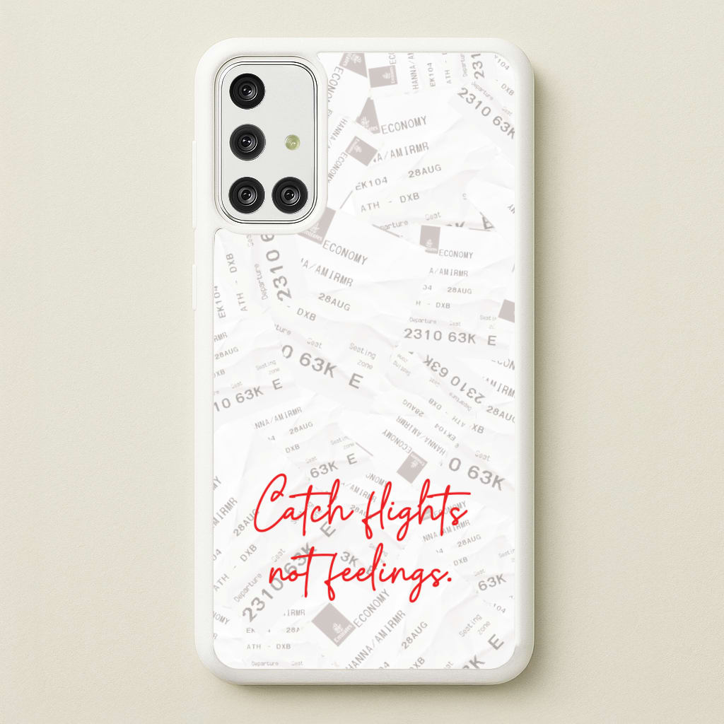Catch Flights Not Feelings Collage - Hot Girl Summer Phone Case for Galaxy A71
