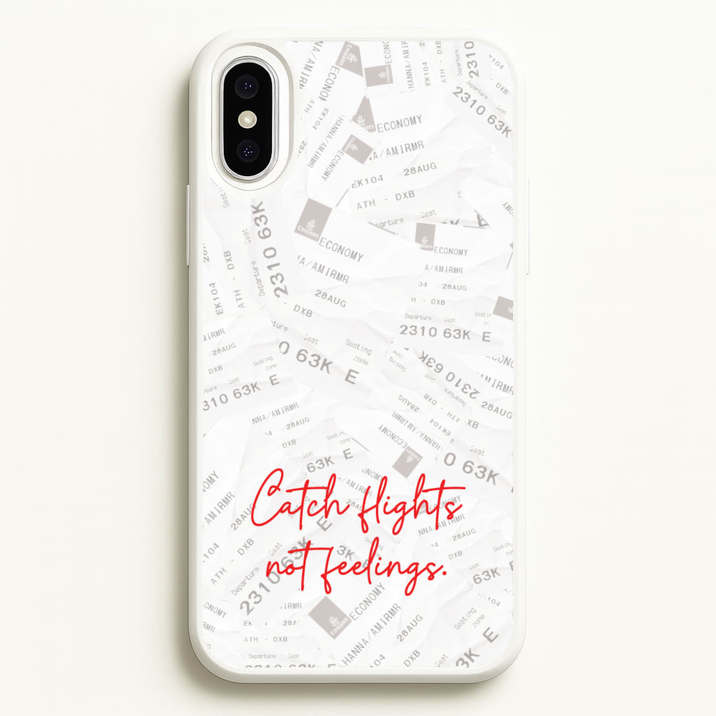 Catch Flights Not Feelings Collage - Hot Girl Summer Phone Case for iPhone XS Max