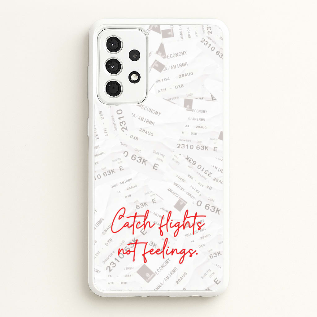 Catch Flights Not Feelings Collage - Hot Girl Summer Phone Case for Galaxy A52 / A52s