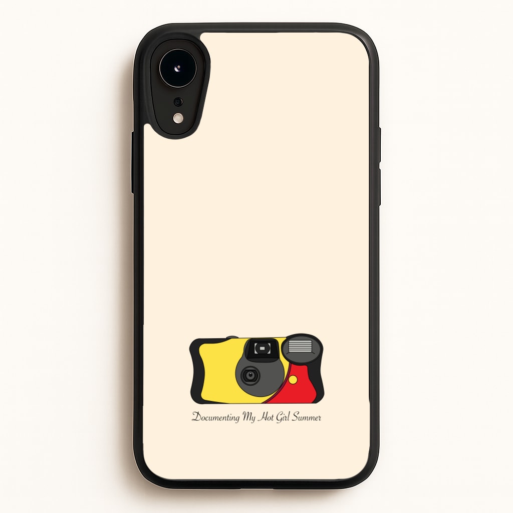 Documenting My Hot Girl Summer Camera - Hot Girl Summer Phone Case for iPhone XR
