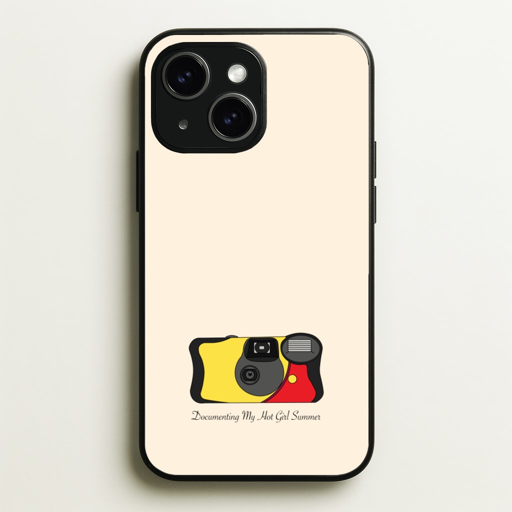 Documenting My Hot Girl Summer Camera - Hot Girl Summer Phone Case for iPhone 15 Plus