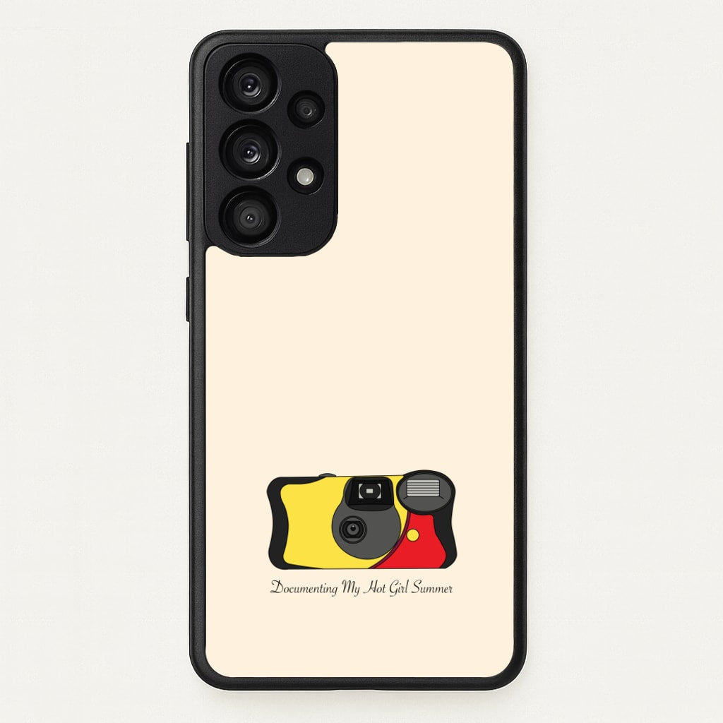 Documenting My Hot Girl Summer Camera - Hot Girl Summer Phone Case for Galaxy A53