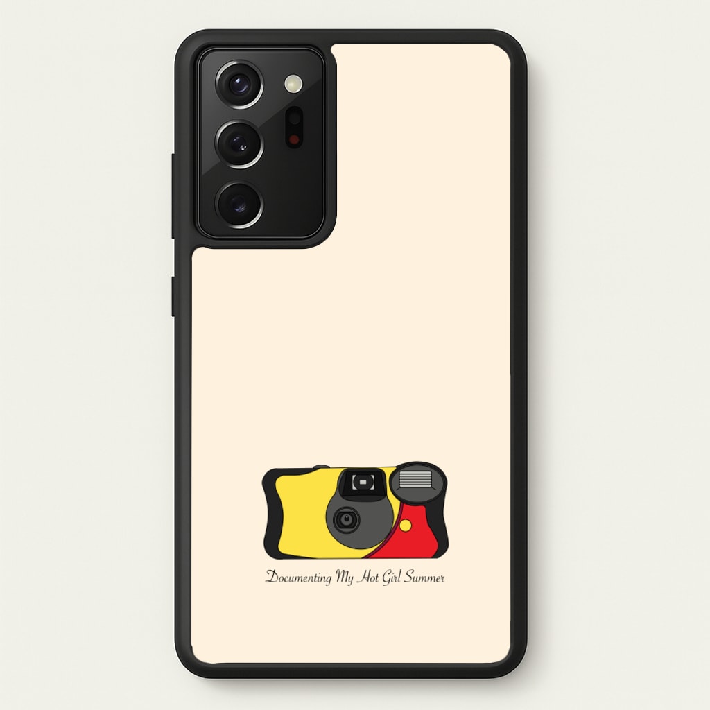 Documenting My Hot Girl Summer Camera - Hot Girl Summer Phone Case for Galaxy Note 20 Ultra
