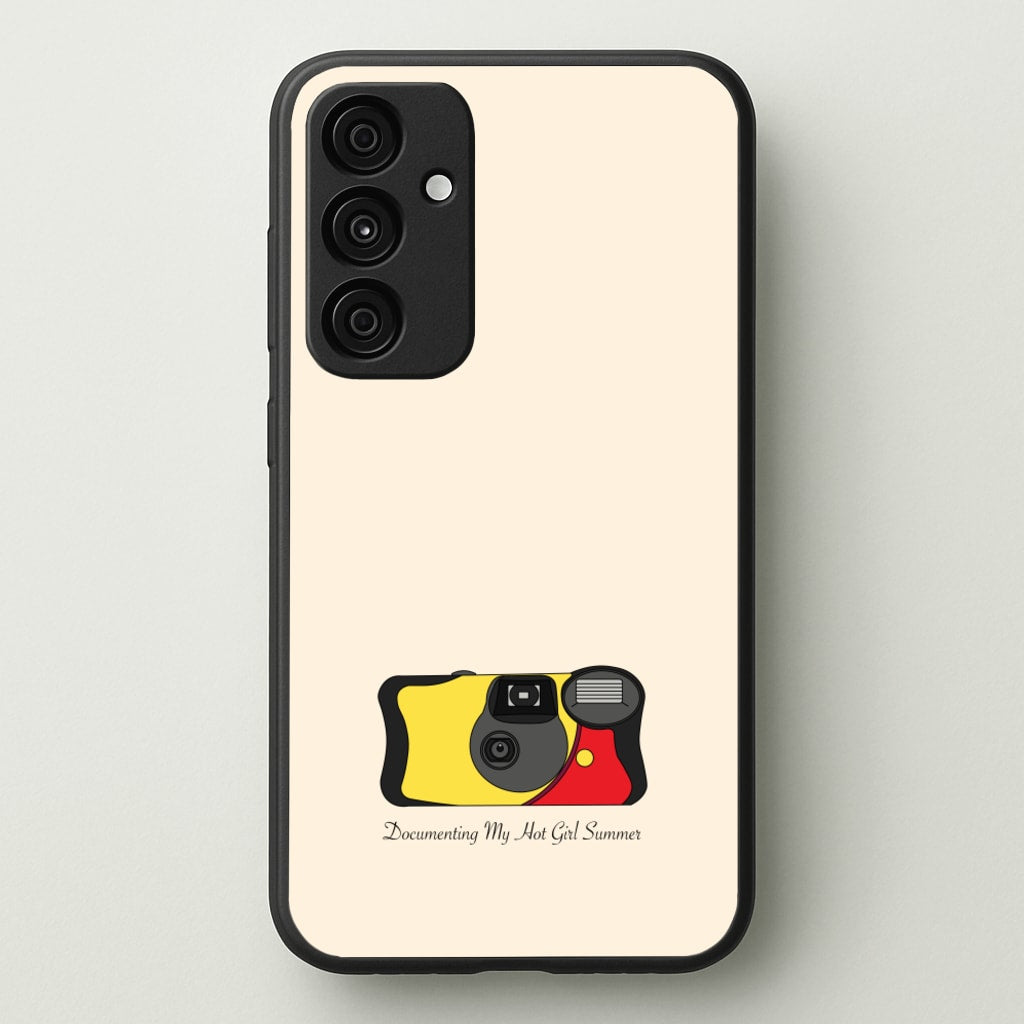 Documenting My Hot Girl Summer Camera - Hot Girl Summer Phone Case for Galaxy A35