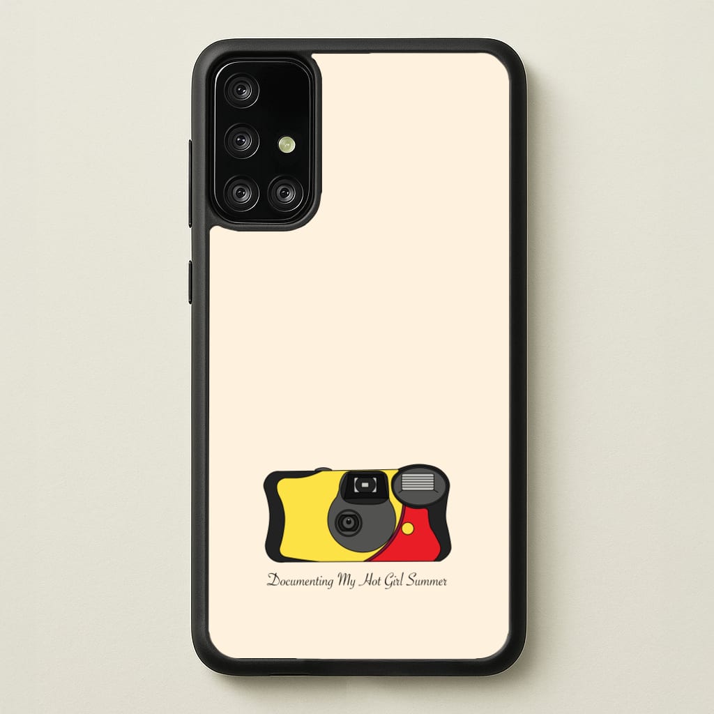 Documenting My Hot Girl Summer Camera - Hot Girl Summer Phone Case for Galaxy A71
