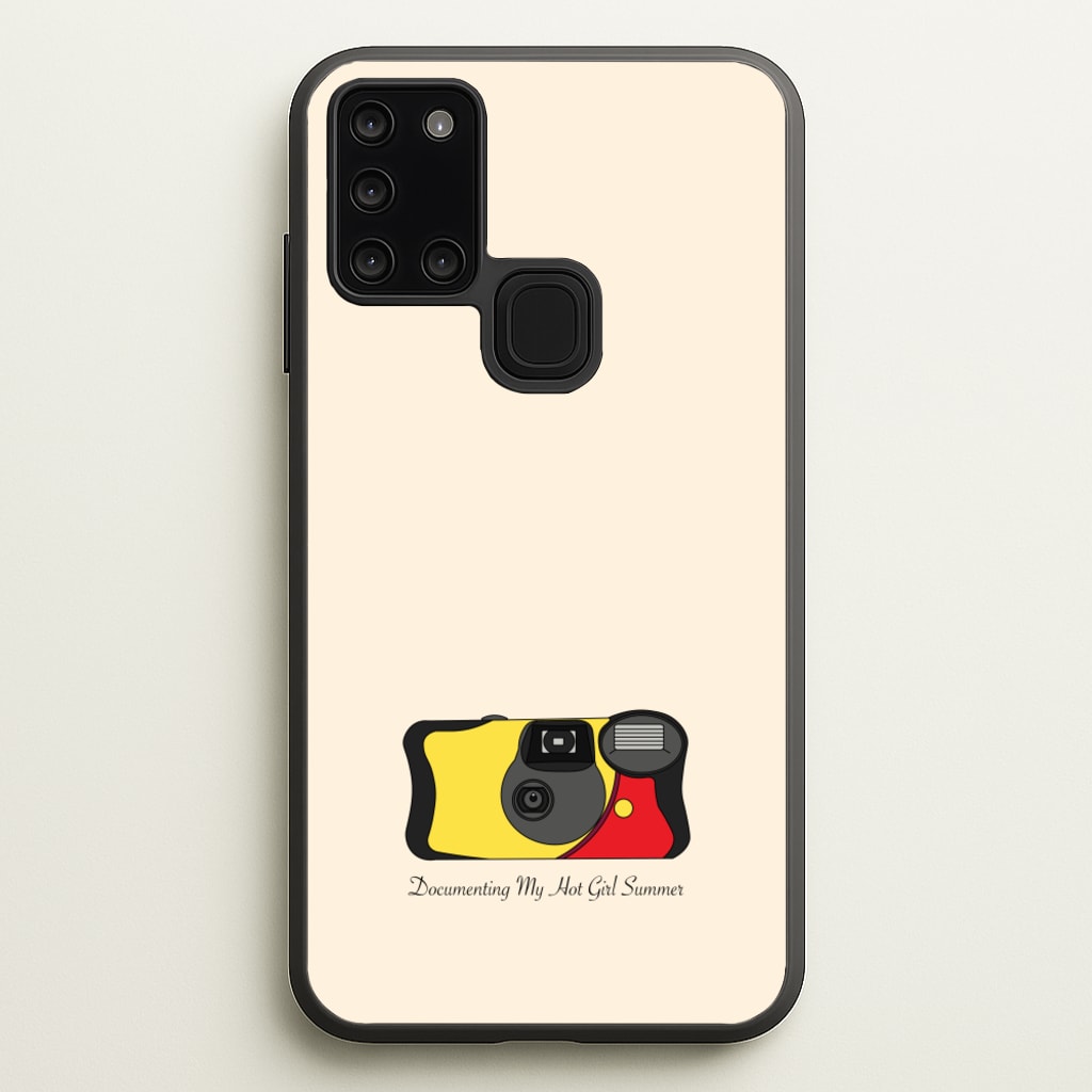 Documenting My Hot Girl Summer Camera - Hot Girl Summer Phone Case for Galaxy A21s