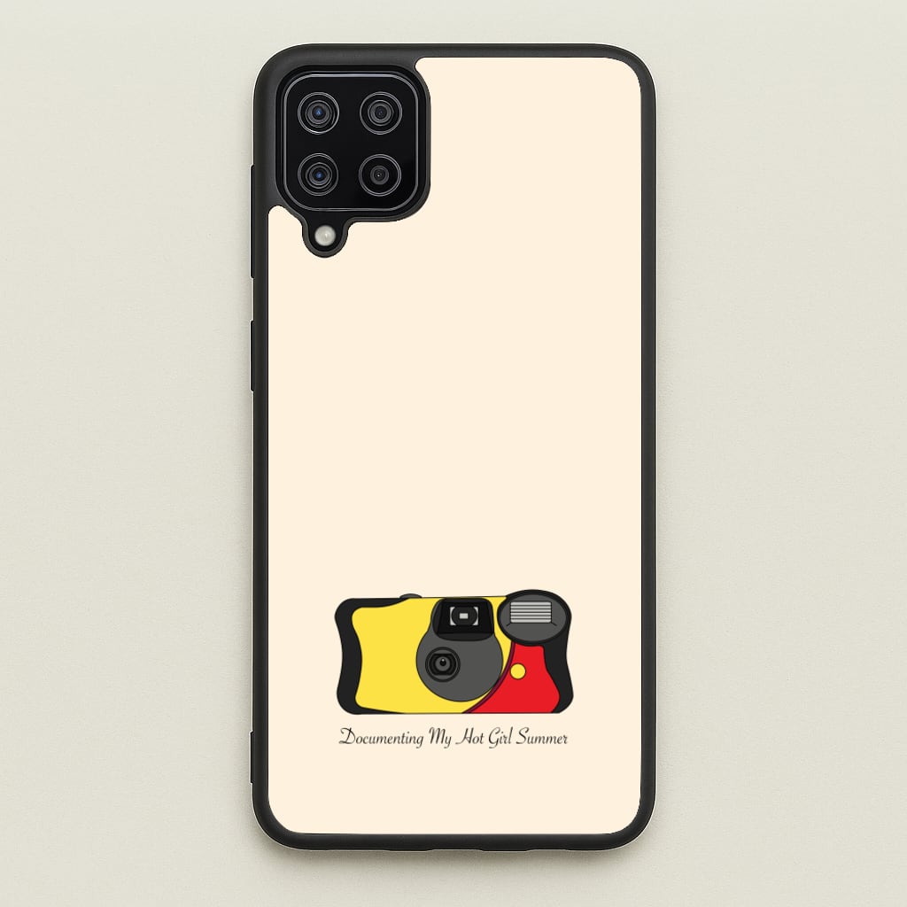 Documenting My Hot Girl Summer Camera - Hot Girl Summer Phone Case for Galaxy A12