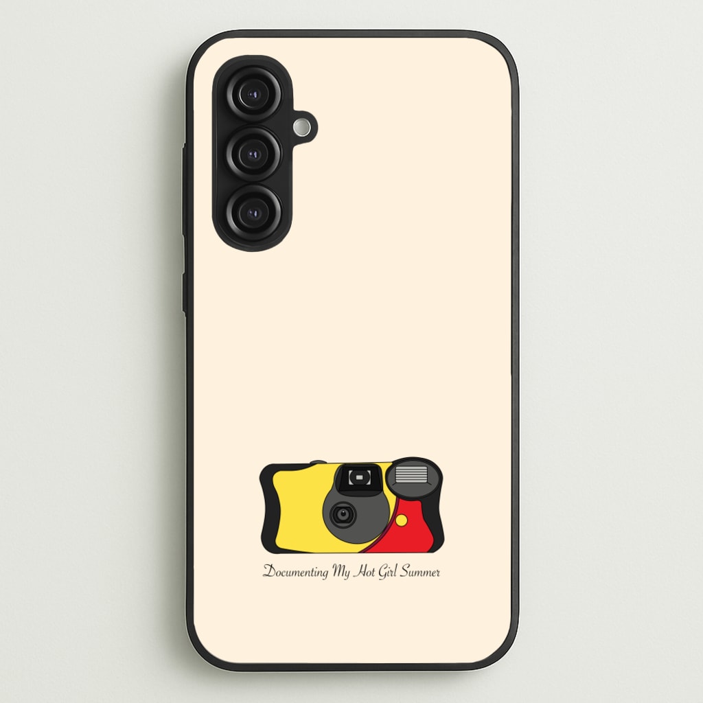 Documenting My Hot Girl Summer Camera - Hot Girl Summer Phone Case for Galaxy S23FE