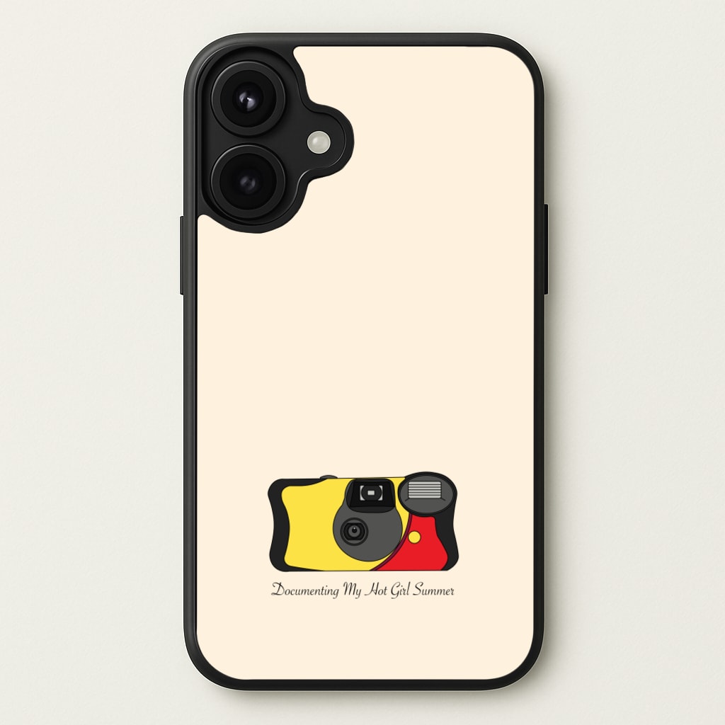 Documenting My Hot Girl Summer Camera Phone Case for iPhone 17