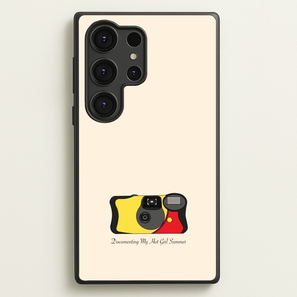 Documenting My Hot Girl Summer Camera - Hot Girl Summer Phone Case for Galaxy S25 Ultra