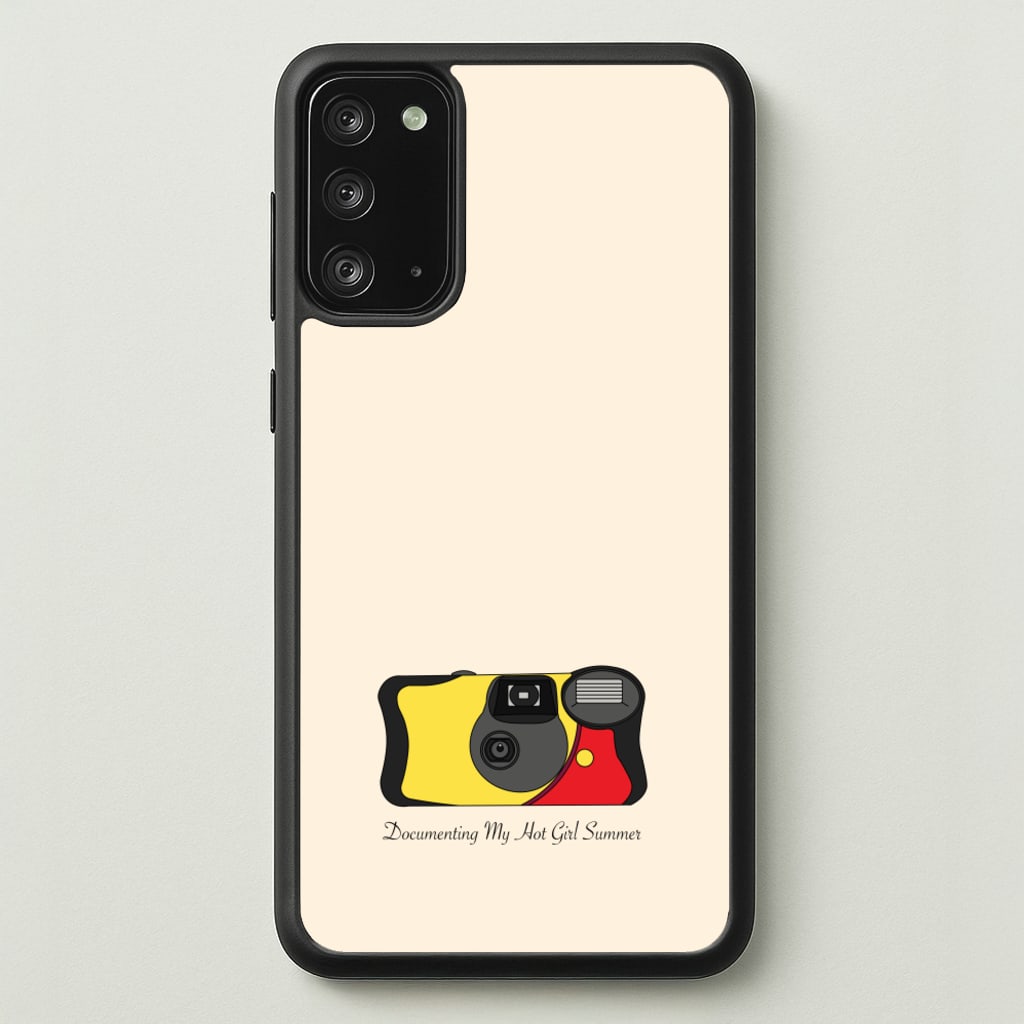 Documenting My Hot Girl Summer Camera - Hot Girl Summer Phone Case for Galaxy Note 20