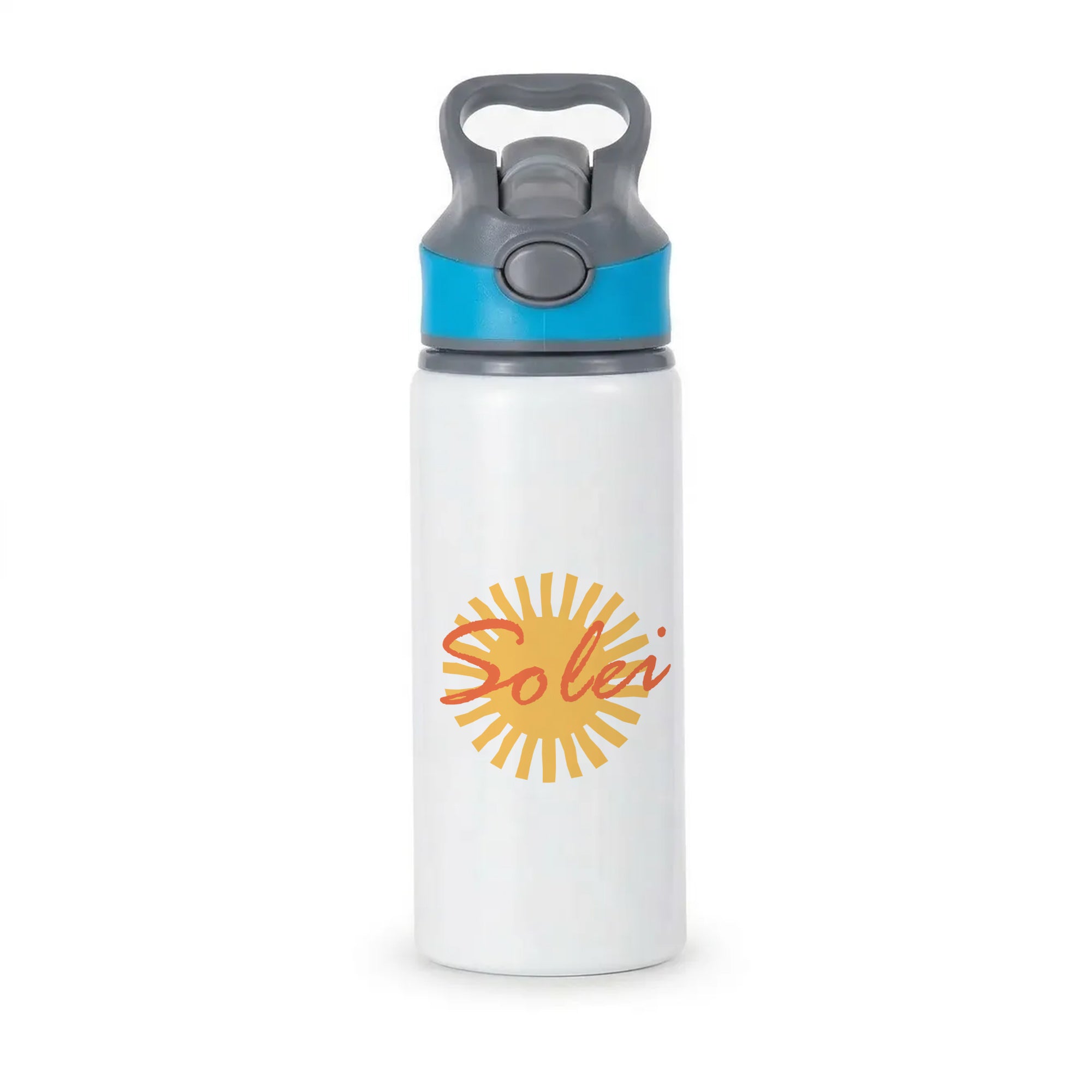 Abstract Sun Solei Active Water Bottle - Blue