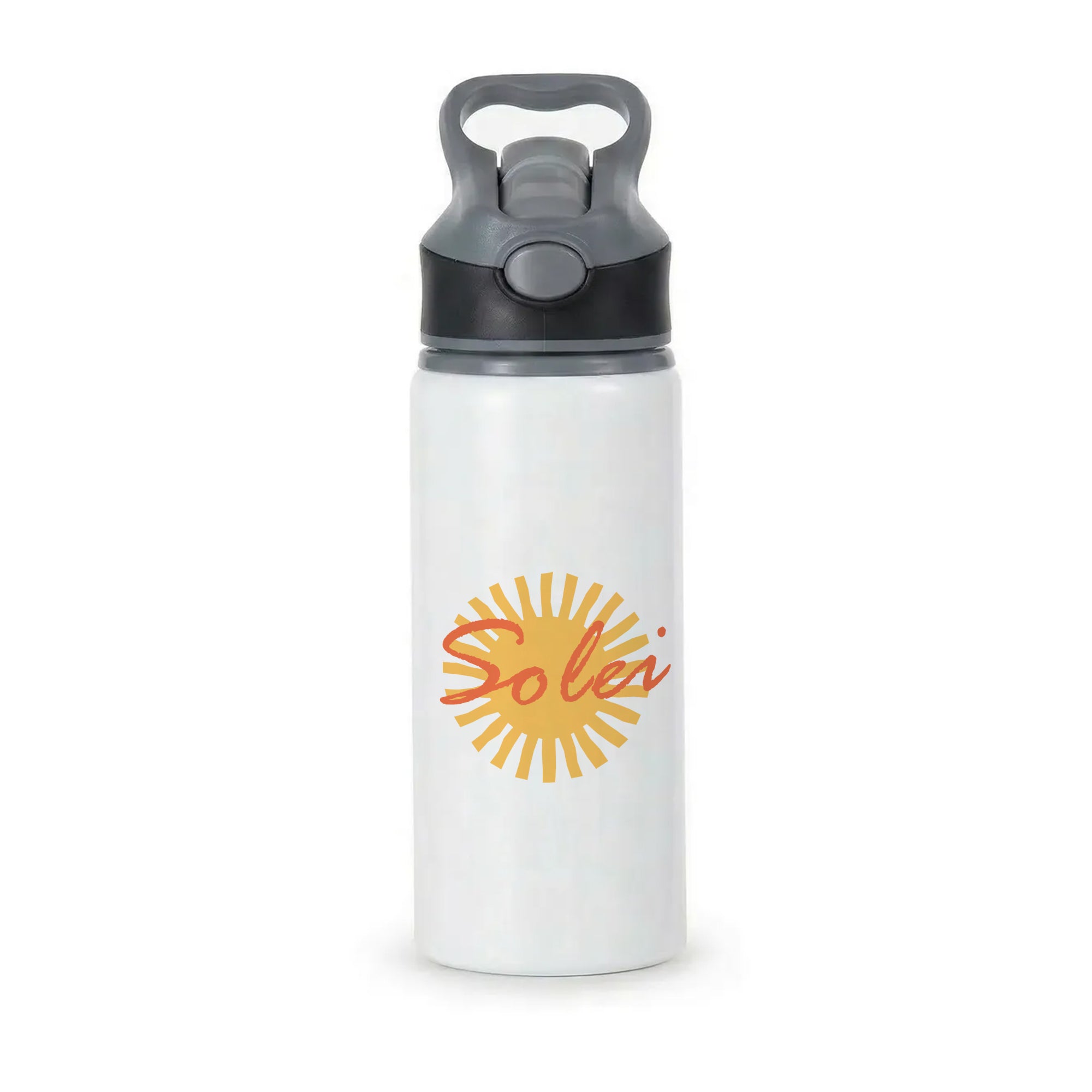 Abstract Sun Solei Active Water Bottle - Black