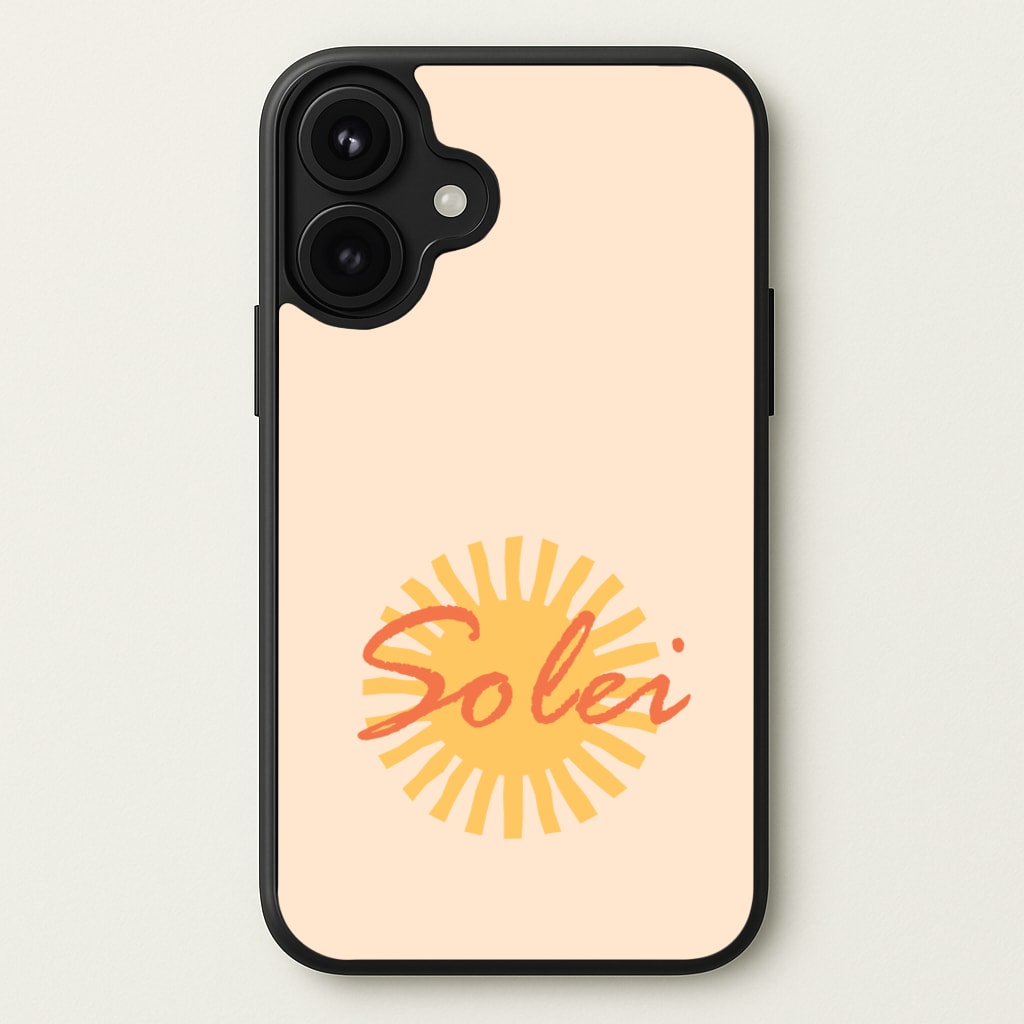 Abstract Sun Solei Phone Case for iPhone 17