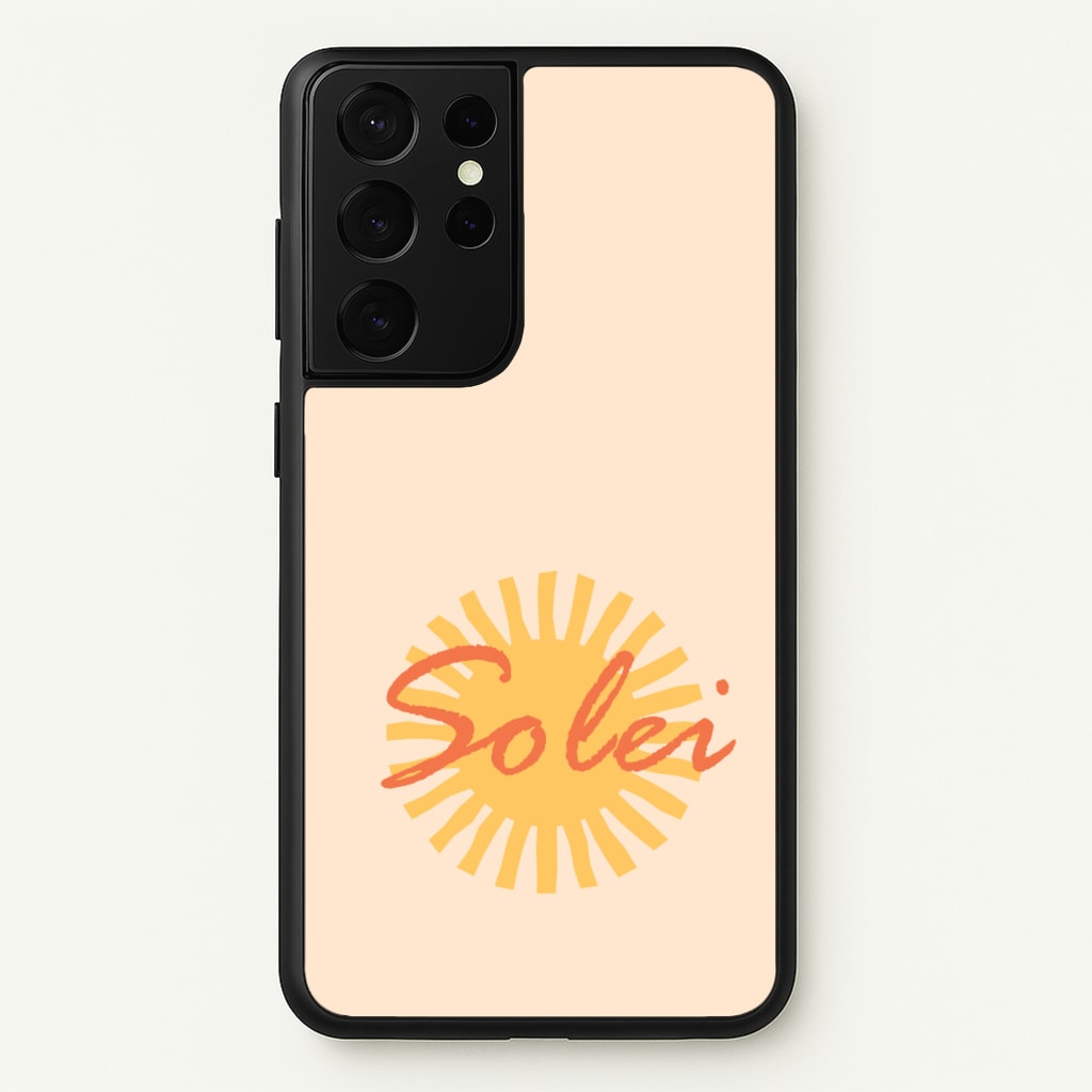 Abstract Sun Solei - Hot Girl Summer Phone Case for Galaxy S21 Ultra