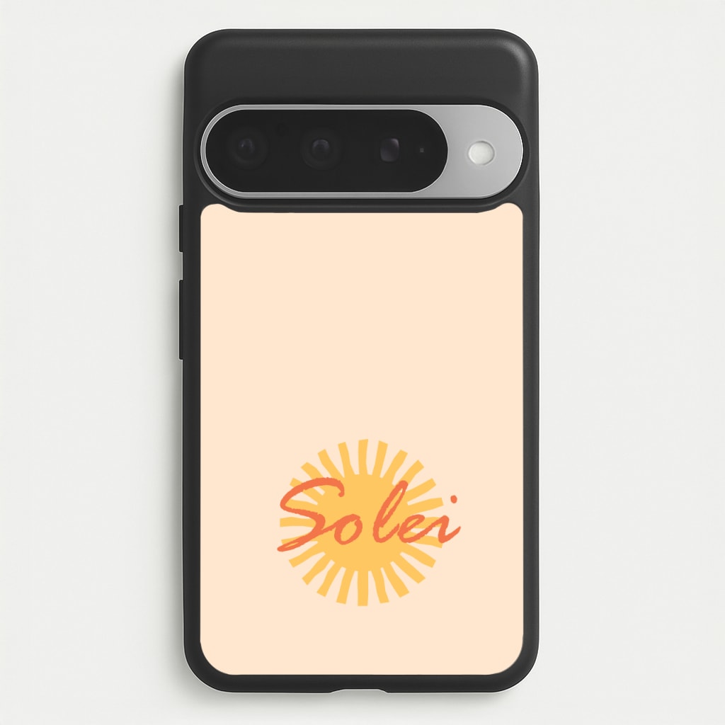 Abstract Sun Solei Phone Case for Google Pixel 10 Pro XL