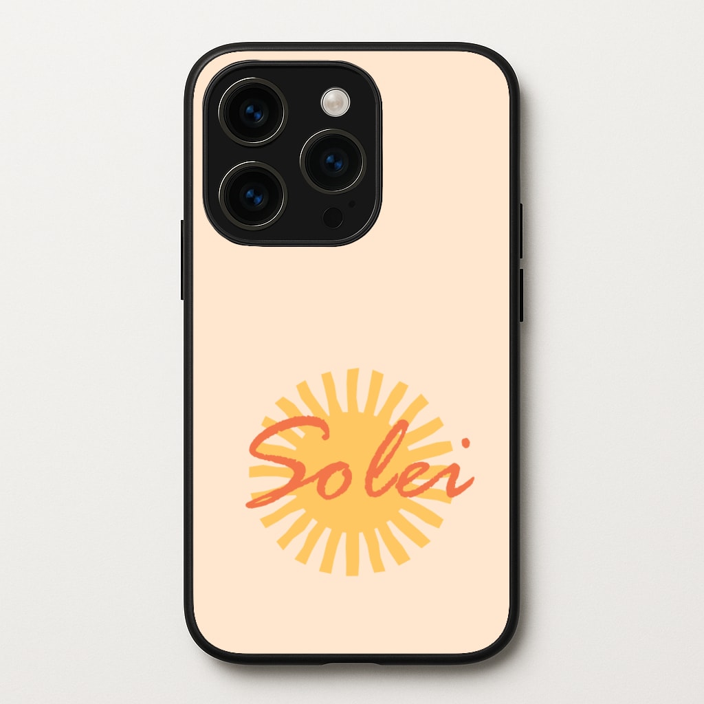 Abstract Sun Solei - Hot Girl Summer Phone Case for iPhone 15 Pro