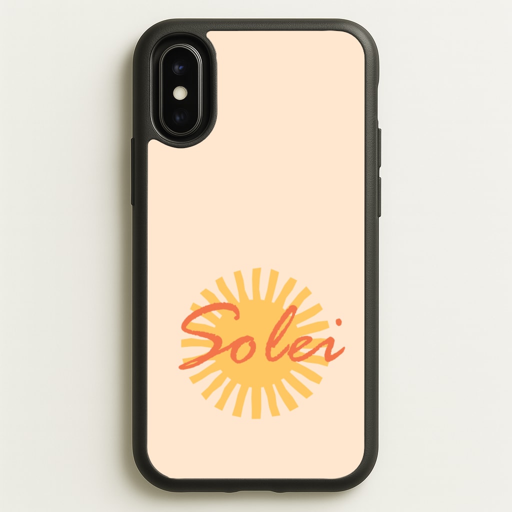Abstract Sun Solei - Hot Girl Summer Phone Case for iPhone X / XS