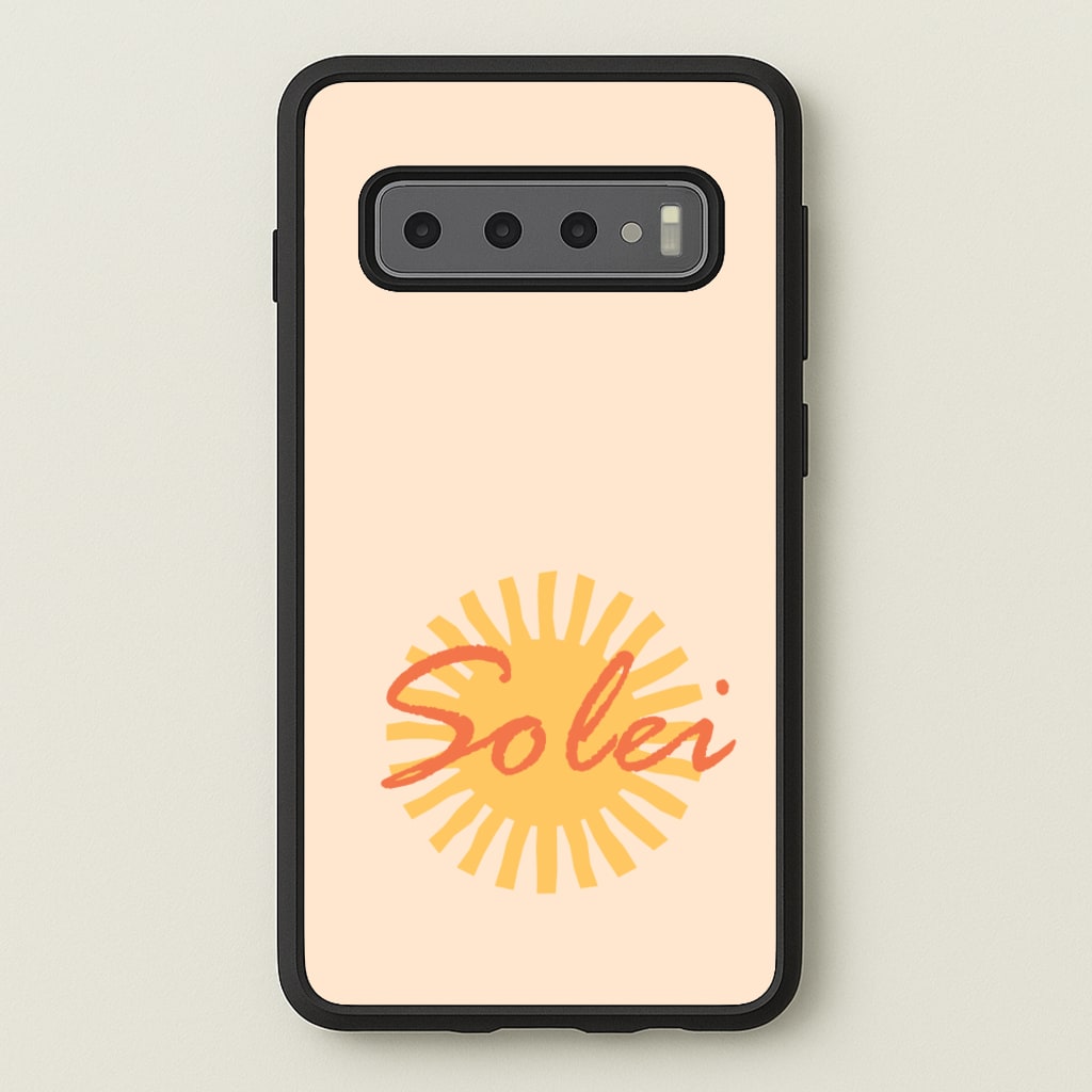 Abstract Sun Solei - Hot Girl Summer Phone Case for Galaxy S10 Plus