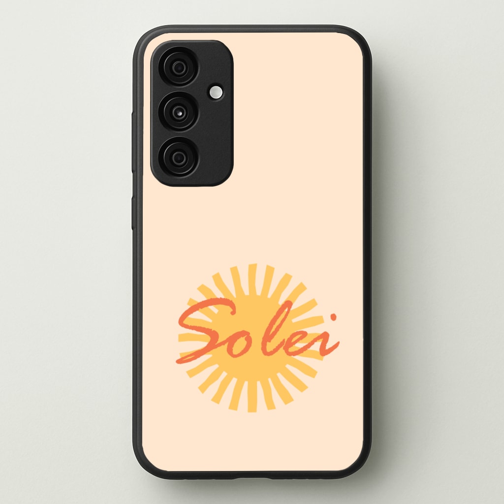 Abstract Sun Solei - Hot Girl Summer Phone Case for Galaxy A55