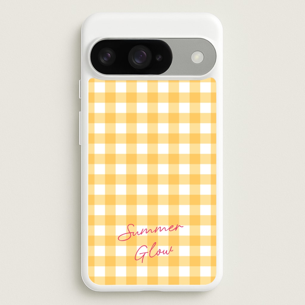 Tartan Summer Glow Phone Case for Google Pixel 10 / 10 Pro