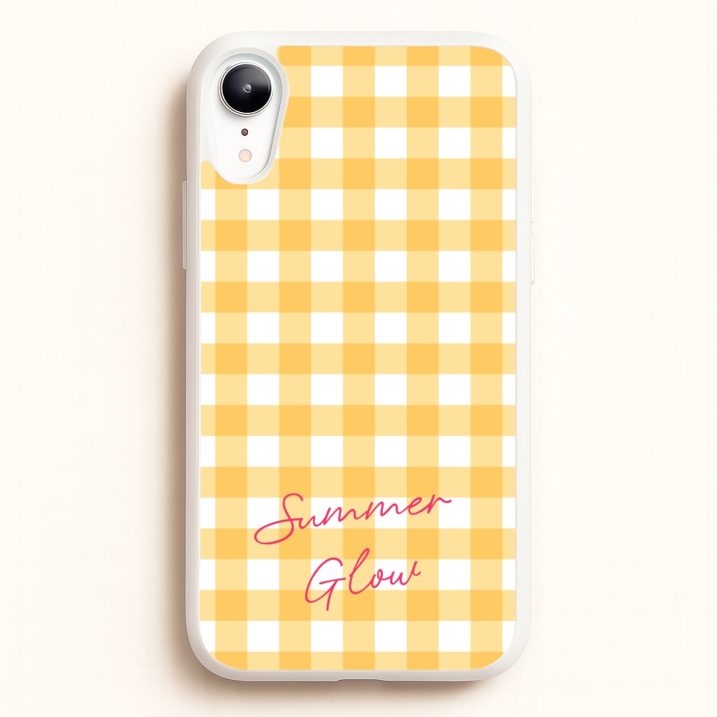 Tartan Summer Glow - Hot Girl Summer Phone Case for iPhone XR