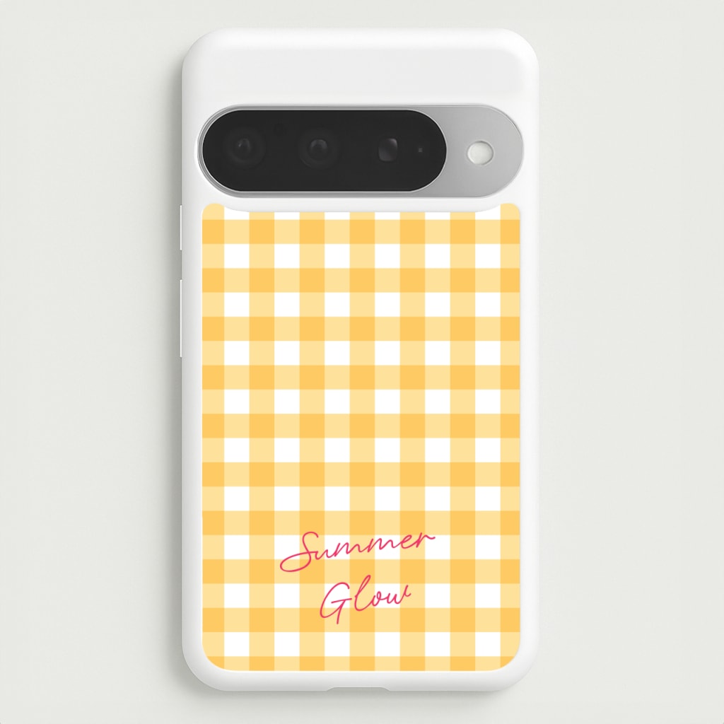 Tartan Summer Glow Phone Case for Google Pixel 10 Pro XL